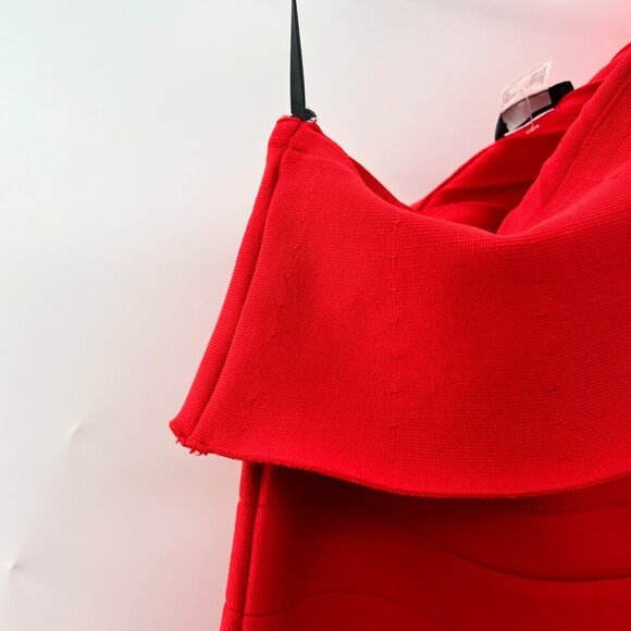 Venus Women's Bodycon Bandage Dress Ruffle One Shoulder Size Small - Picture 4 of 9